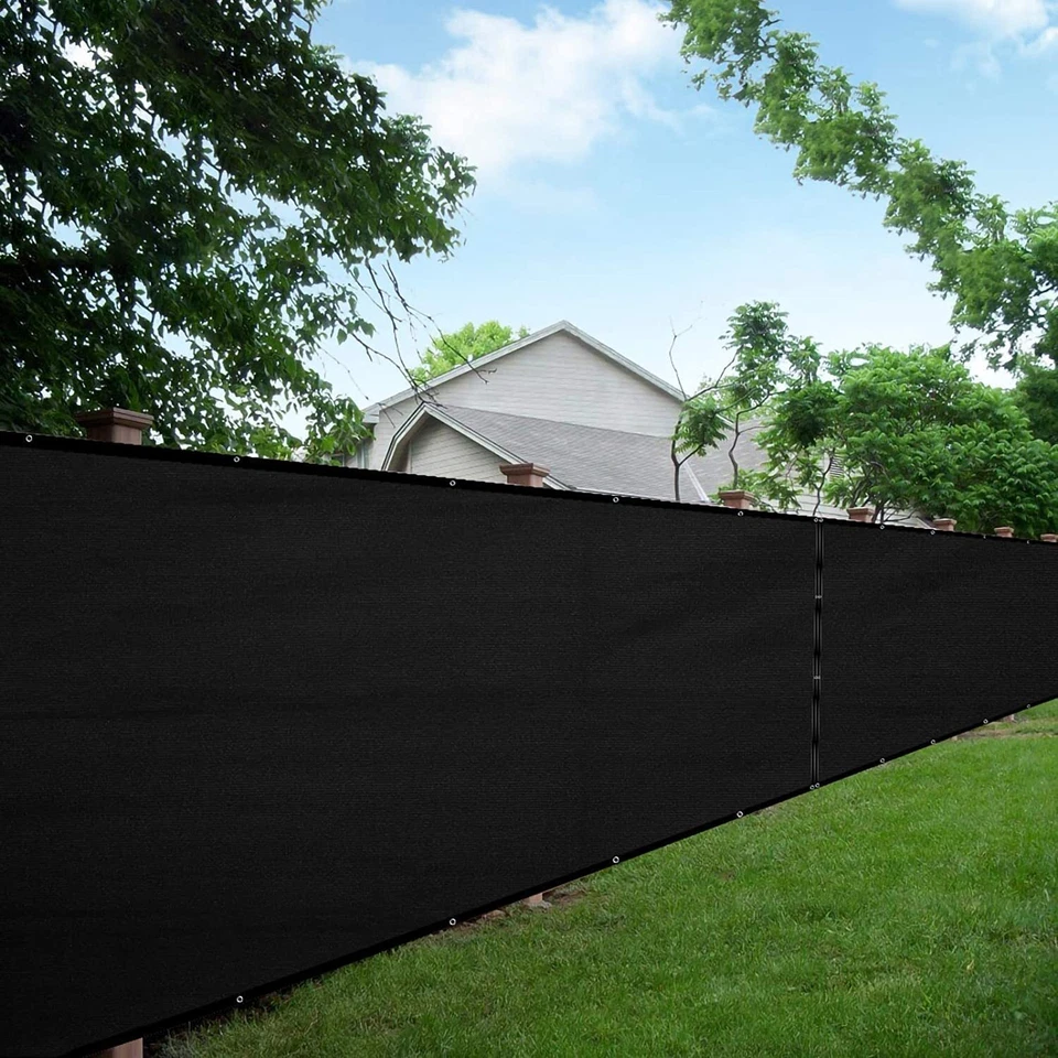 TKOOFN 50' Privacy Fence Screen Windscreen Heavy Duty Fencing Mesh Shade Cover Garden