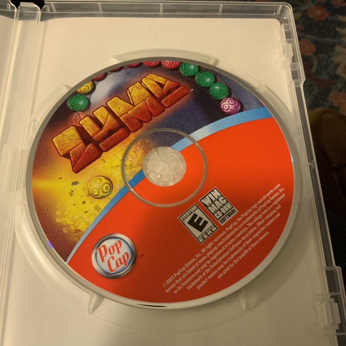 PopCap Zuma Computer Video Game WIN MAC CD ROM 899274001109