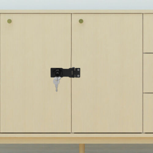 1 Set Cabinet Lock With Keys Metal Drawer Lock For Household Security Secure - Picture 12 of 12