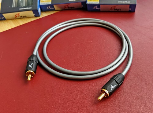 MPS E-310 X-7 X-9 UP OCC copper + silver plated signal cable RCA 24k gold plated - Picture 19 of 29