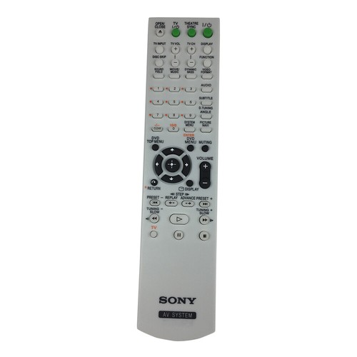 Remote Control For Sony DVD Home Theater System DAVHDX466 DAVHDZ273