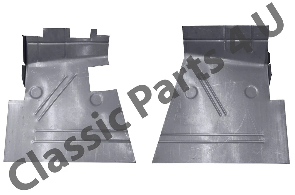 FRONT FLOOR PANS KAISER FRAZER 1951 1952 1953 1954 1955 NEW PAIR!! Foto 3 de 3