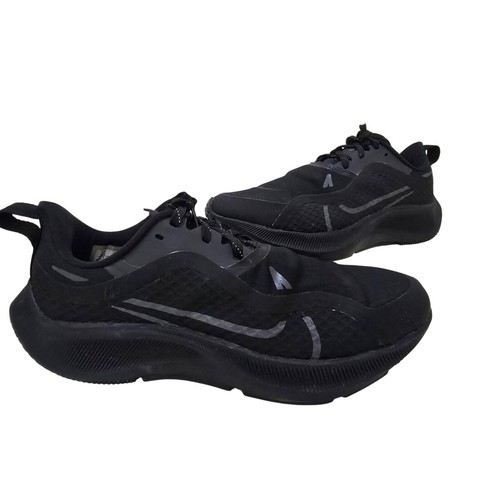 Nike Air Zoom Pegasus 37 Shield Black Anthracite Grey CQ7935-001 Men's Size 8.5