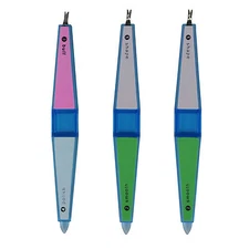 3 PCS Nail Cuticle Pusher Trimmer Remover Cutter Buffer Pedicure Manicure 