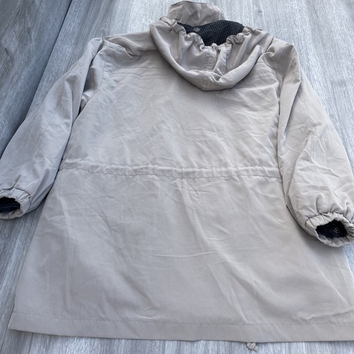 Vintage Carlo Briana Jacket Mens Medium Removable Liner Hood Tan Beige Winter - Picture 11 of 12