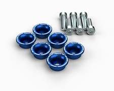 Ducati scodellini frizione blu - spring caps with screws blue