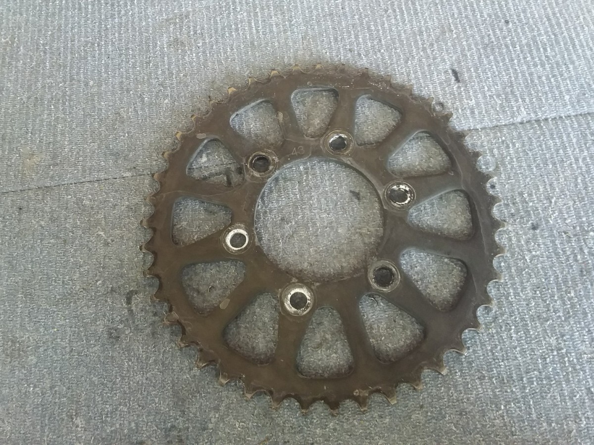 2008 08 Kawasaki ZX600 rear back drive sprocket zx6r | eBay