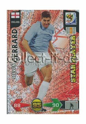 Adrenalyn WM World Cup 2010 - 124 - Steven Gerrard - England - Star Player