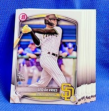 (15) LEO DE VRIES 2025 Bowman Chrome Prospect Cards BP-59 Rookies PADRES📈 📈 📈