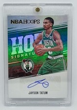 2017-18 NBA Hoops Jayson Tatum Hot Signatures Auto RC
