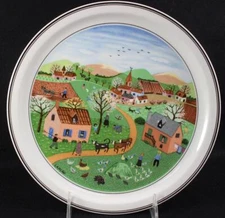 Villeroy Boch DESIGN NAIF Wall Plate Spring GREAT CONDITION
