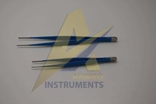 DeBakey Tissue Forceps Set of 2 Pcs 20  24cm With 2mm Tip Insulated Instruments