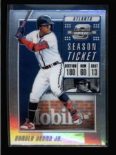 RONALD ACUNA JR 2019 CONTENDERS OPTIC #18 SEASON TICKET BASE BA4615