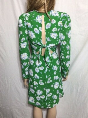 slim fit dress slacks Rent M&S X Ghost Green Long Sleeve Midi Dress