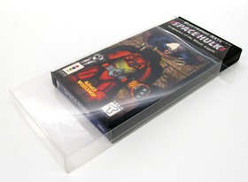 5x PANASONIC 3DO CIB SNAPBACK STYLE CASE (SIZE A)-CLEAR PROTECTIVE BOX PROTECTOR