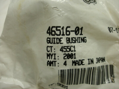 Harley Davidson Motorcycle OEM BUSHING Guide FORK UP P/N 46516-01