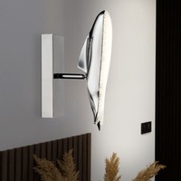 Led Kristall Wal Wand Strahler Design Chrom Lampe GäSte Zimmer Spot Beweglich