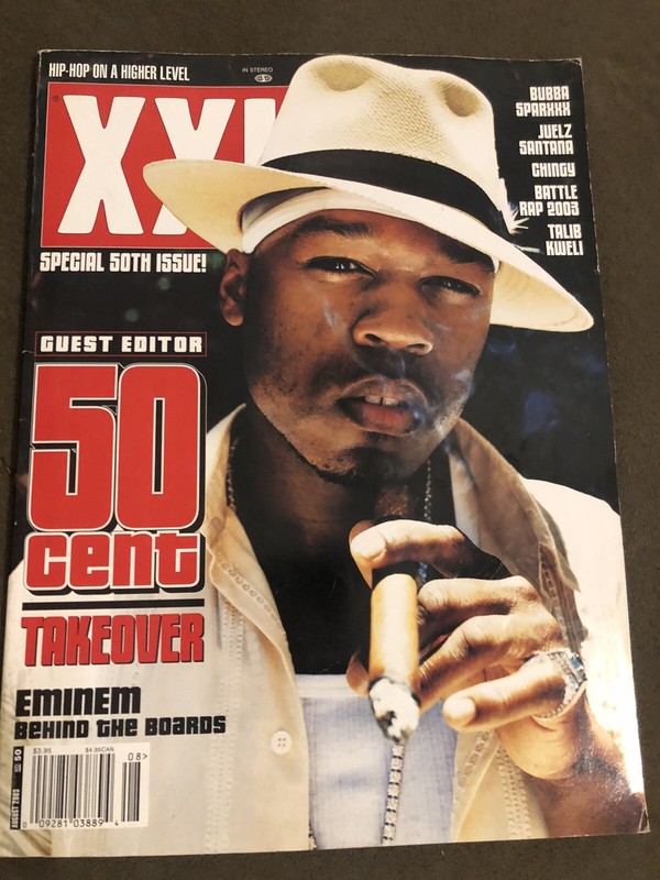 XXL Magazine August 2003 Special 50th Issue 50 Cent Eminem Talib Kweli Julez Rap