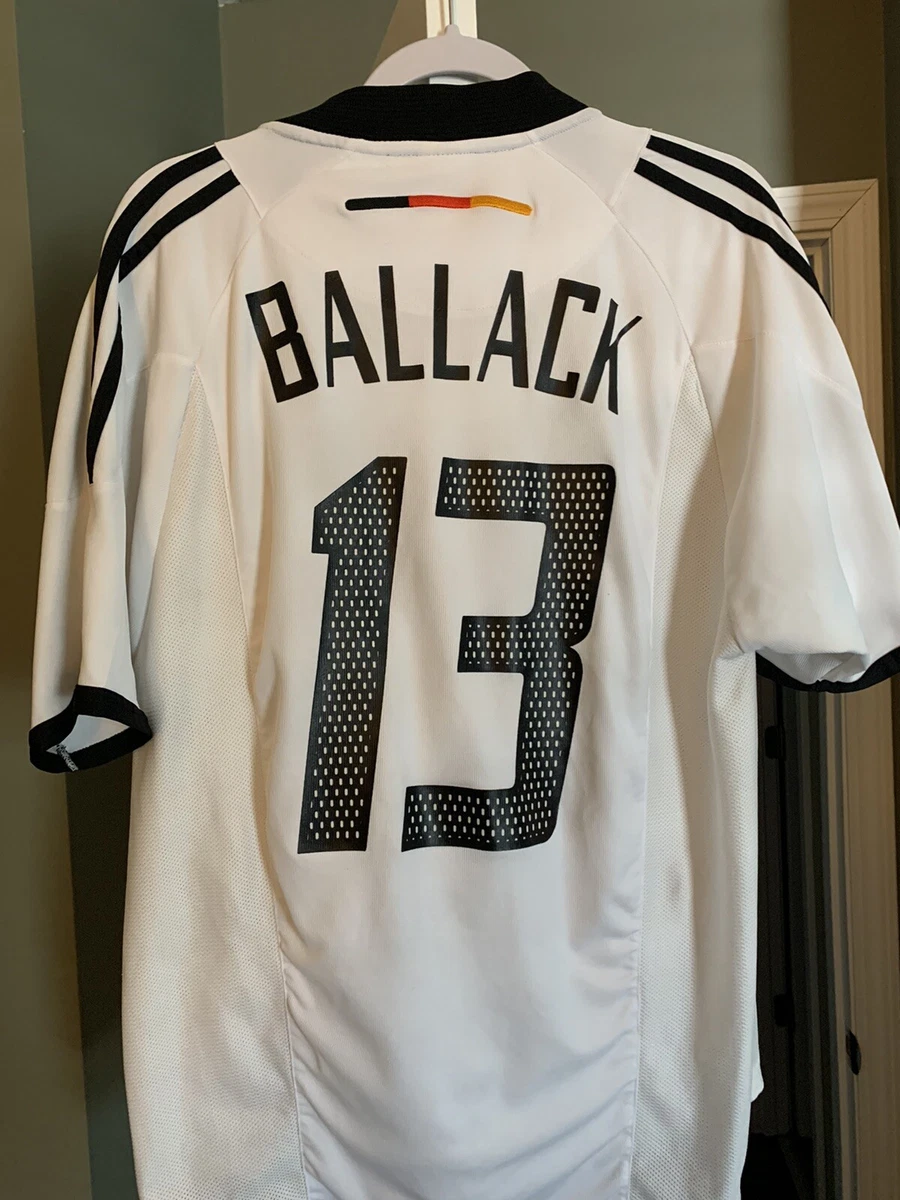 2002 World Cup Michael Ballack Adidas Germany jersey men size XL