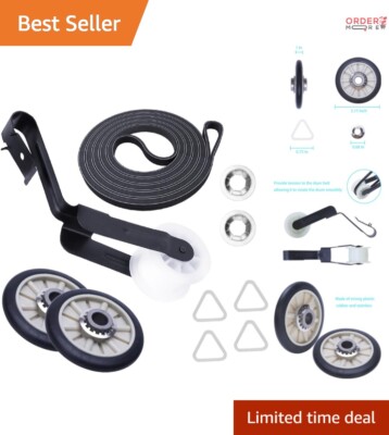 Kit Rullo Di Riparazione Asciugata Romalon Per Kenmore LG 4581el2002C Gruppo Rullo 4561el3002a Gruppo Puleggia Idler E 4400el2001a 4400el2001f Kit Rullo Di Riparazione Asciugata Romalon Per Kenmore LG 4581el2002C Gruppo Rullo 4561el3002a Gruppo Puleggia Idler E 4400el2001a 4400el2001f