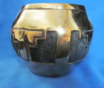 Fred Ortiz Santa Fe, New Mexico Bronze Bowl 1979 - ''Santa Fe''  129/1000