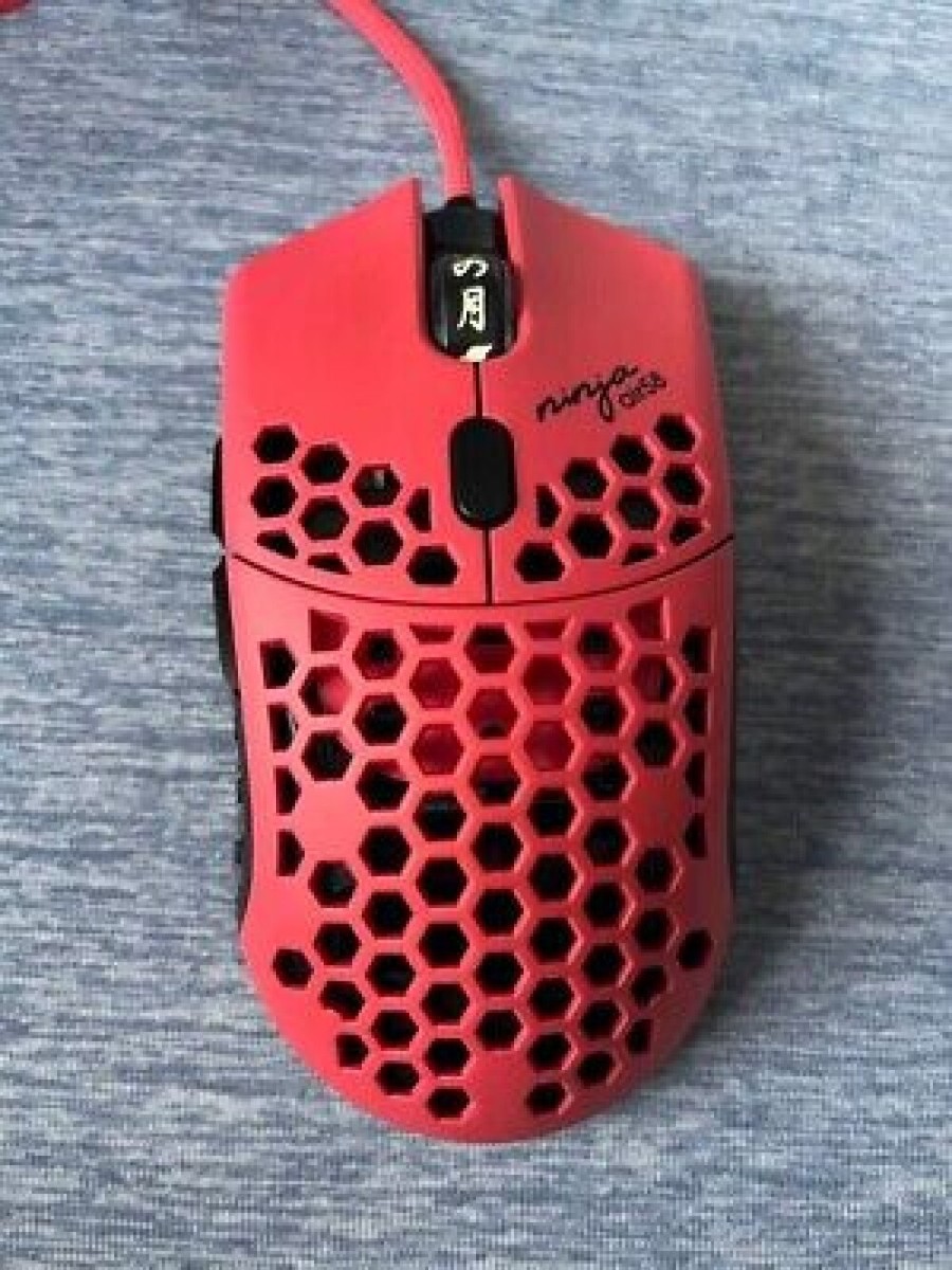 Finalmouse Air58 Ninja Gaming Mouse Cherry Blossom Red With Finalmouse Air58 Ninja Gaming Mouse Cherry Blossom Red With