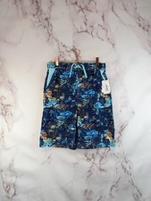 Tommy Bahama Swim Trunks Boys Large Mesh Board Shorts Tropical Leaf Hidden Shore