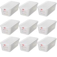 9 Gn-BehäLter / GastronormbehäLter, GN1/3, Lxbxh 325 X 176 X 150 Mm, 6 Liter