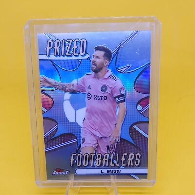 2023 Lionel Messi Topps Finest MLS Prized Footballers #PF-17 MIAMI