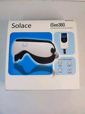 Solace iSee360 Eye & Temple Massager With Box & Manual Fully Tested