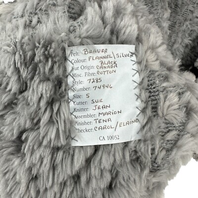 Paula lishman ビーバー ヤーン ニット ファー ジャケット M Paula lishman ビーバー ヤーン ニット ファー ジャケット M Paula