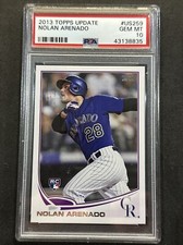 Nolan Arenado Rookie Card 2013 Topps Update #US259 PSA 10 Gem Mint. rookie card picture
