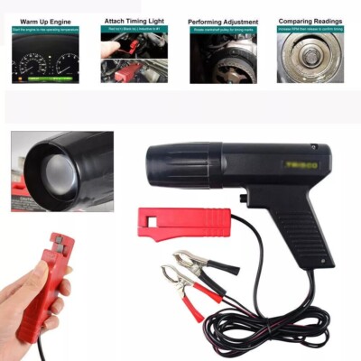 12V STROBE LAMP GUN EARLY IGNITION ADJUSTMENT for CAR MOTORCYCLE