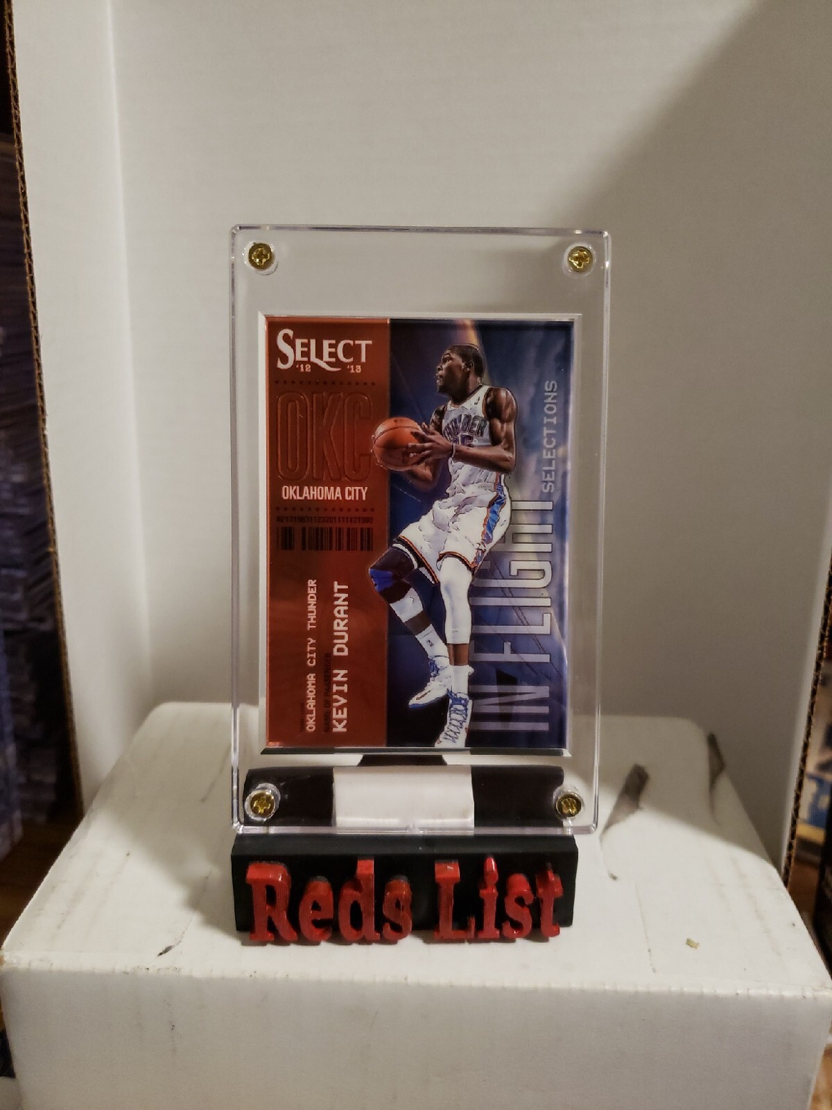 2012-13 Panini Select In Flight Selections Kevin Durant #20 Phoenix Suns FHOF