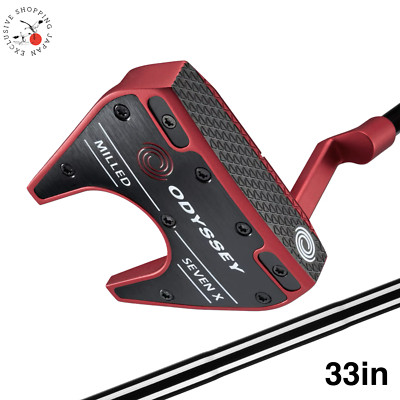 Odyssey RED SEVEN X Putter 33in PT Formosa Stepped BLK PVD