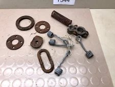 Vtg Rusty Heavy Lot of Misc Metal  - Springs, Washer, Flange Spacer - Steampunk