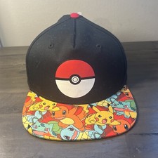 2018 Pok mon Cap hat SnapBack Pikachu size youth
