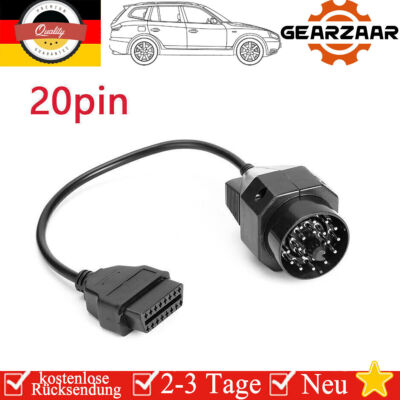 Diagnostic Adapter OBD 2 auf OBD 1 20Pin Kabel Für BMW E28 E30 E34 E36 E38 E39