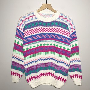 fair isle oversized sweater