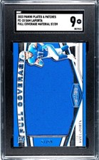 2023 Panini Plates and Patches Sam LaPorta Full Coverage Lions 57/59 SGC 9
