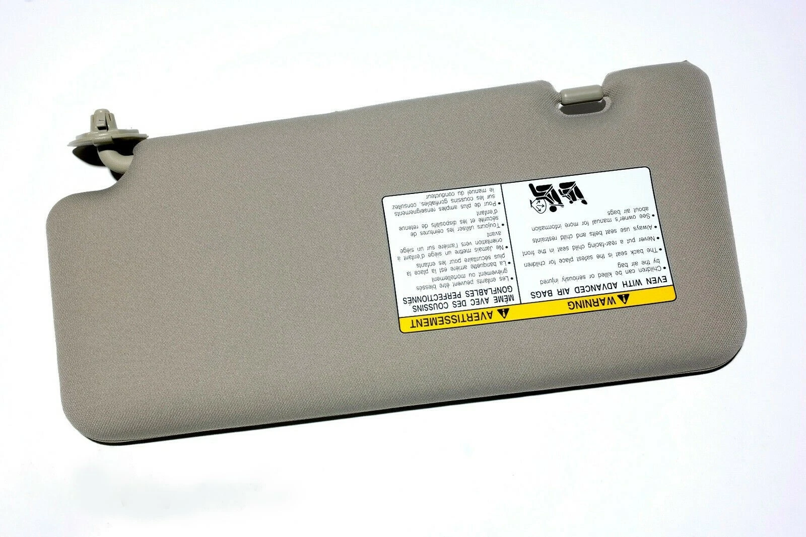 2007-2012 Nissan Versa RH Right Passenger Sun Visor Shade w/ Mirror OEM NEW