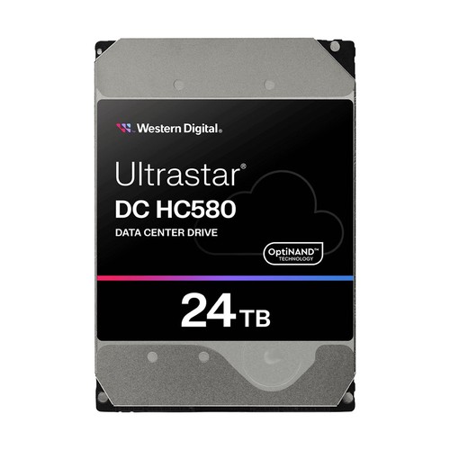 Western Digital Ultrastar DC HC580 Interne Festplatte 24 TB 7200 RPM 512 MB 3.5 - Bild 2 von 3