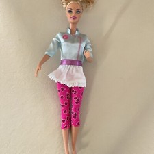 2011 Mattel Barbie I Can Be Pancake Chef 12 In Barbie Doll Dressed Clothes Blond
