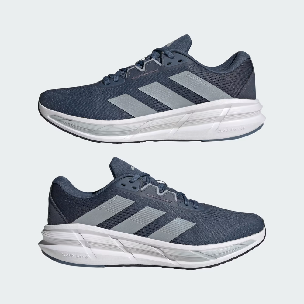 Adidas Questar 3 Men Running Shoes, Navy Blue, Size 12, New in box