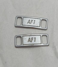Nike AF1 Shoe Badge Lace Buckles Tags Authentic Air Force One Lace Buckle badge