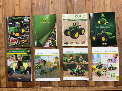 JOHN DEERE ERTEL TOY CATALOGS  10 BOOKS IN SET