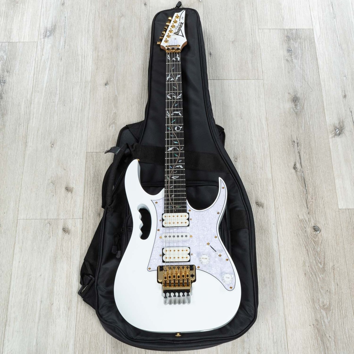 Ibanez Premium Steve Vai Signature JEM7VP Guitar, Ebony Fretboard