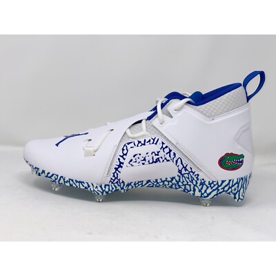 Air Jordan Alpha Menace Pro 3 Florida Gators Cleats PE, Size 13 DH3366-112 BNIB