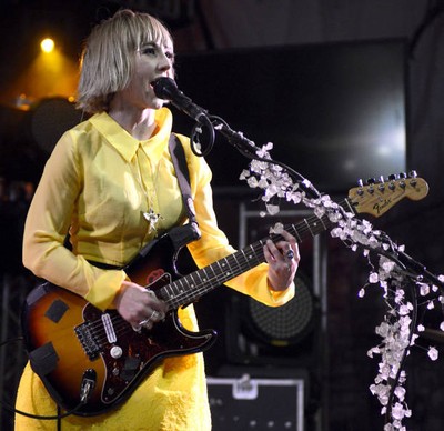 Ritzy Bryan of The Joy Formidable performs at The Interactive Clo - Old Photo 8