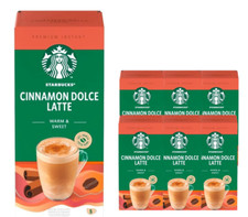 Starbucks Cinnamon Dolce Latte Instant Coffee Sachets 5x 23.5g - Pack of 6